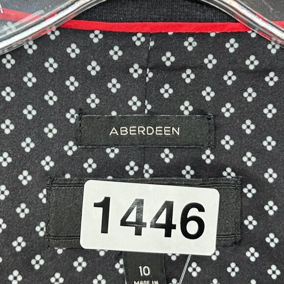 Talbots ladies aberdeen blazer black 10 minimalist career capsule dark academia - Picture 10 of 11